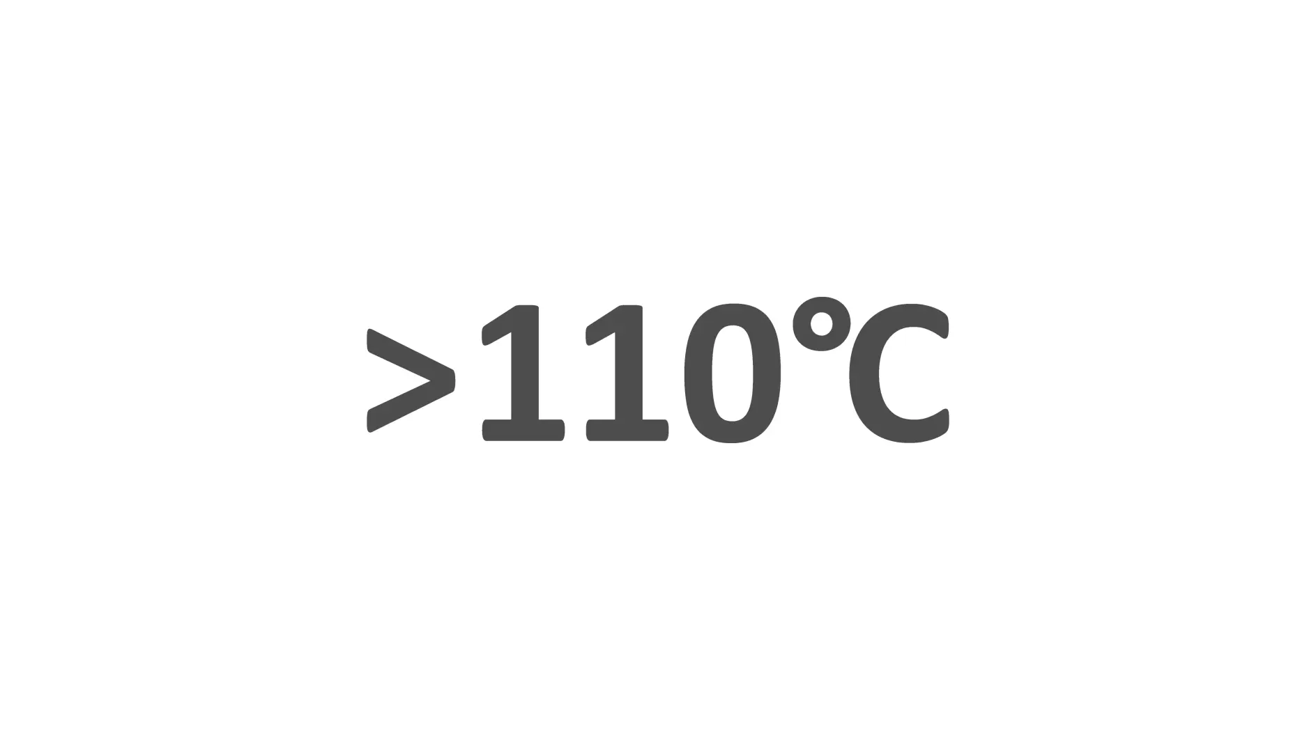 Ikona tesa - temperatura powyżej 110 stopni