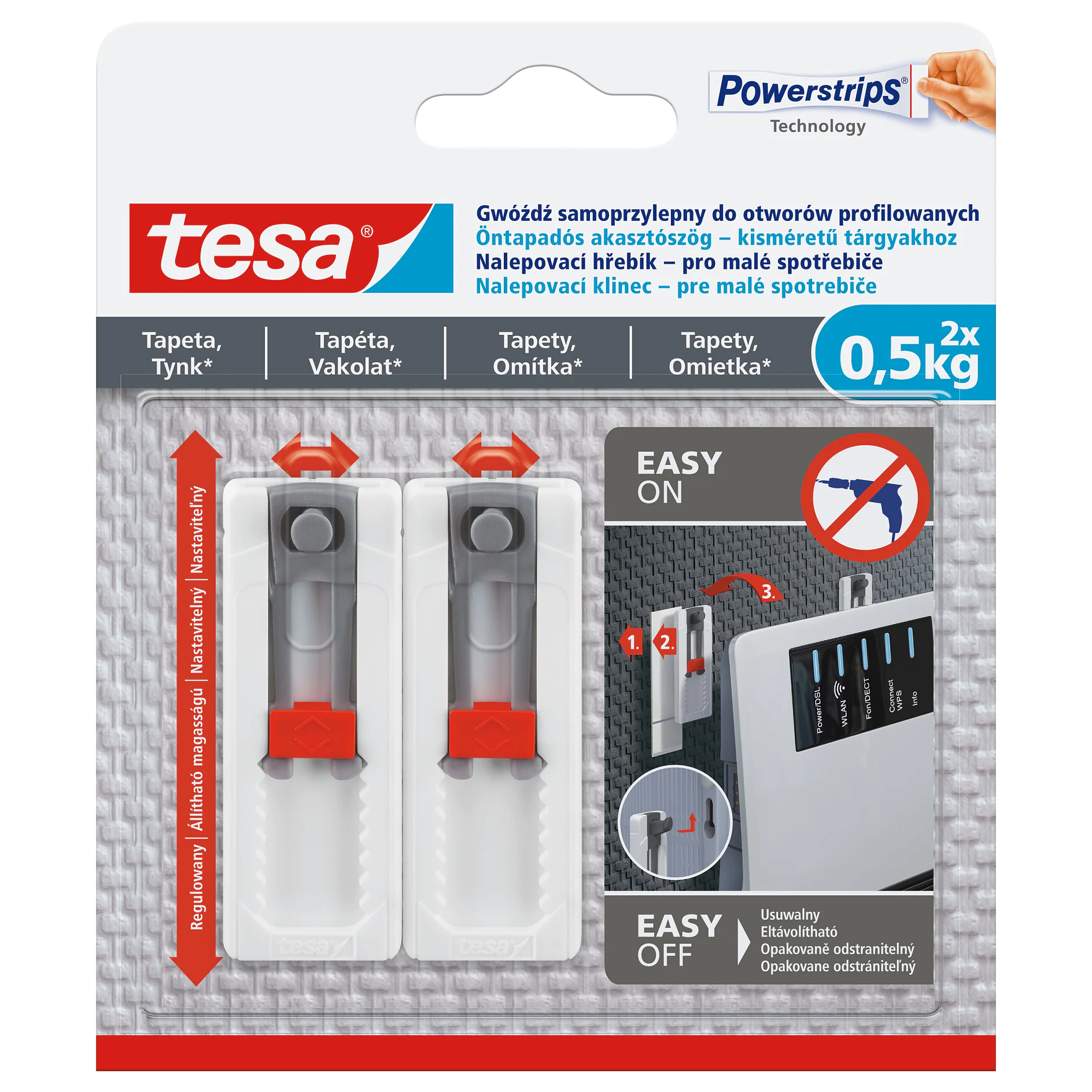 [en-en] tesa Smart Mounting System Adhesive nail 0.5kg