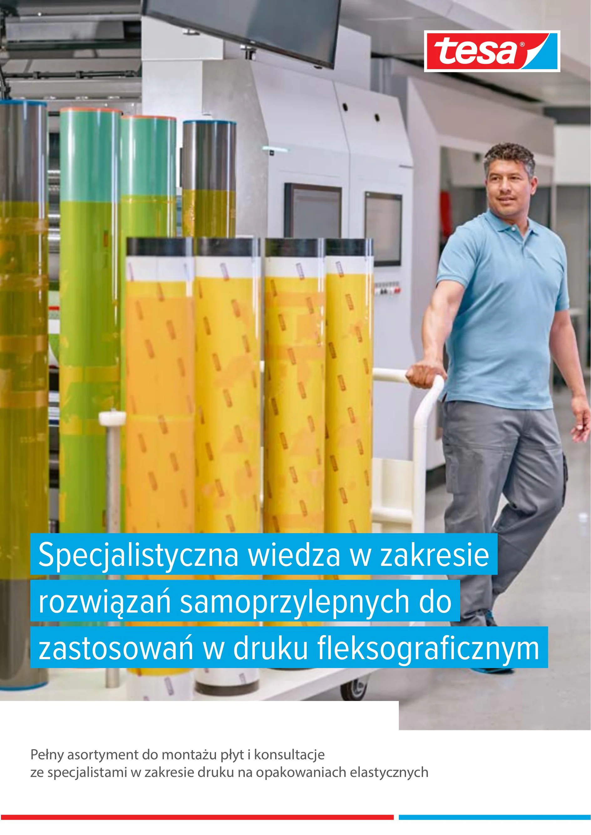 Specjalistyczna wiedza w zakresie rozwiązań samoprzylepnych do zastosowań w druku fleksograficznym