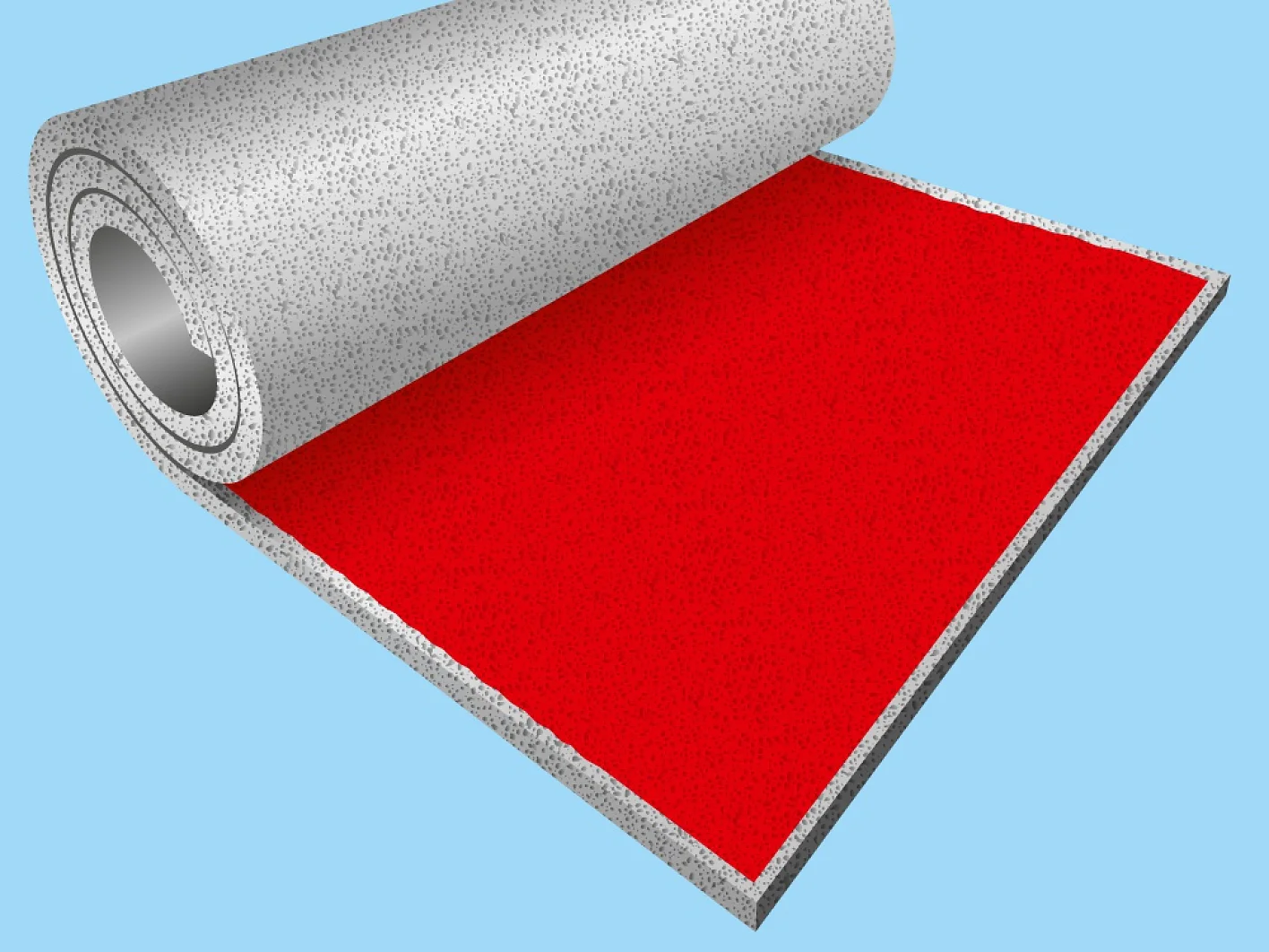 Foam lamination with tesa®75507 75µm Transfer Tape