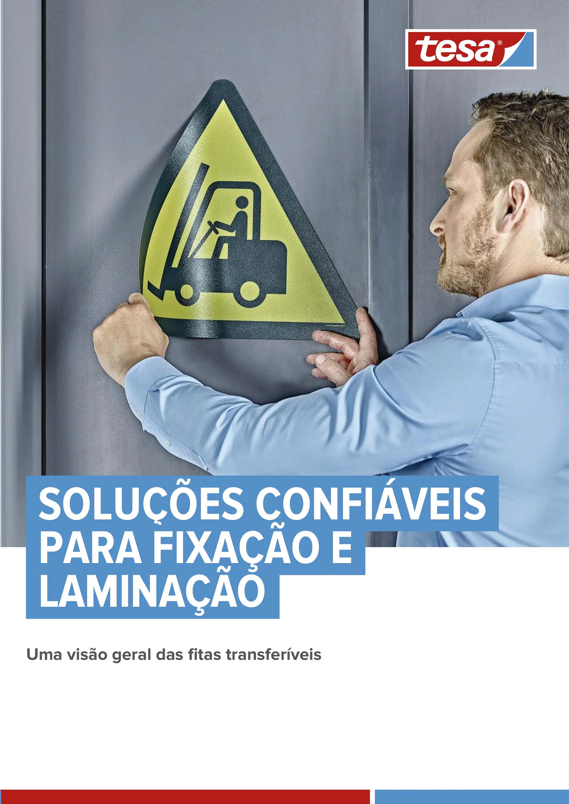 Folder Fitas Transferíveis para Fixação e Laminação