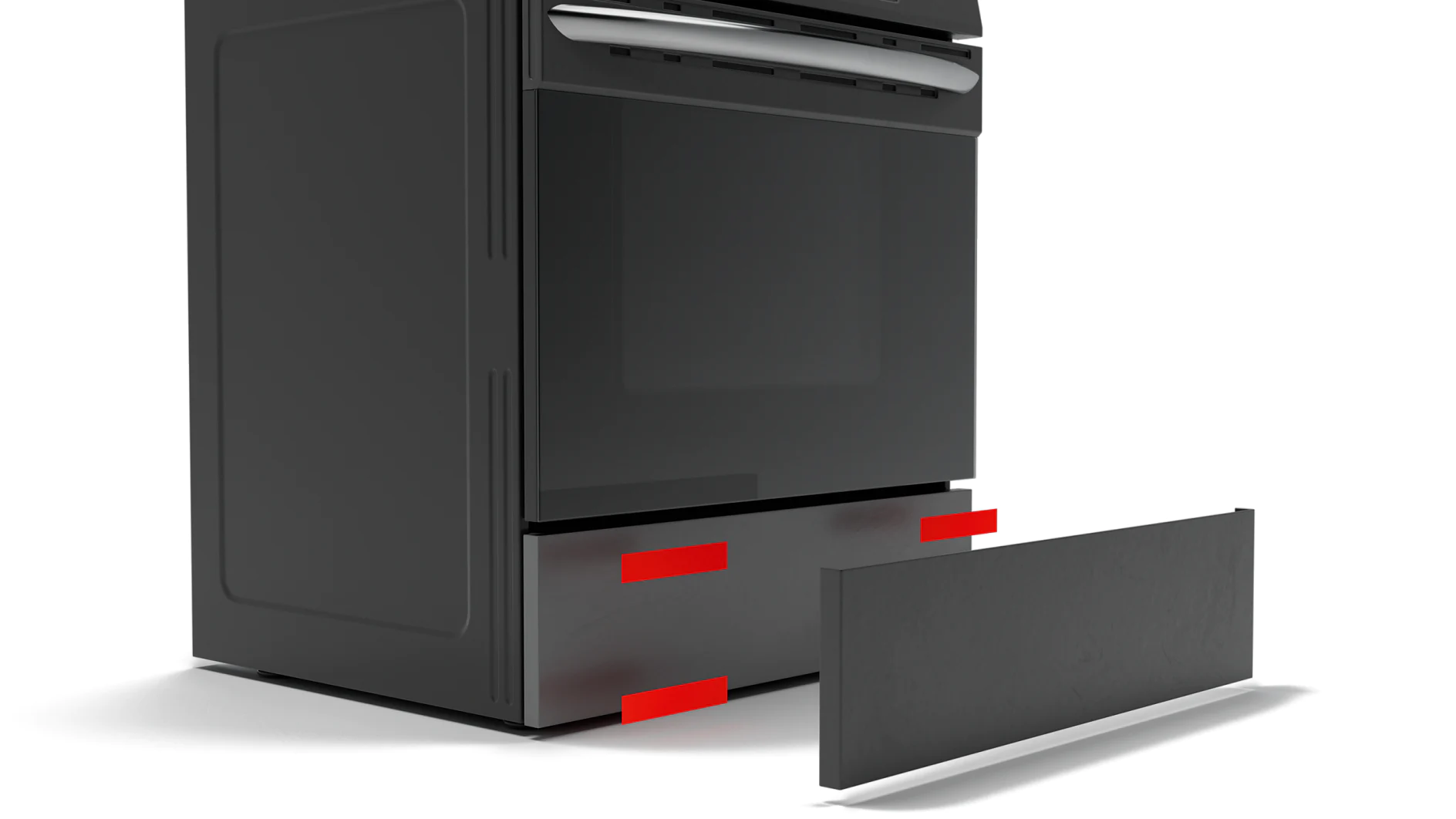 Appliances oven design panel mounting illustration