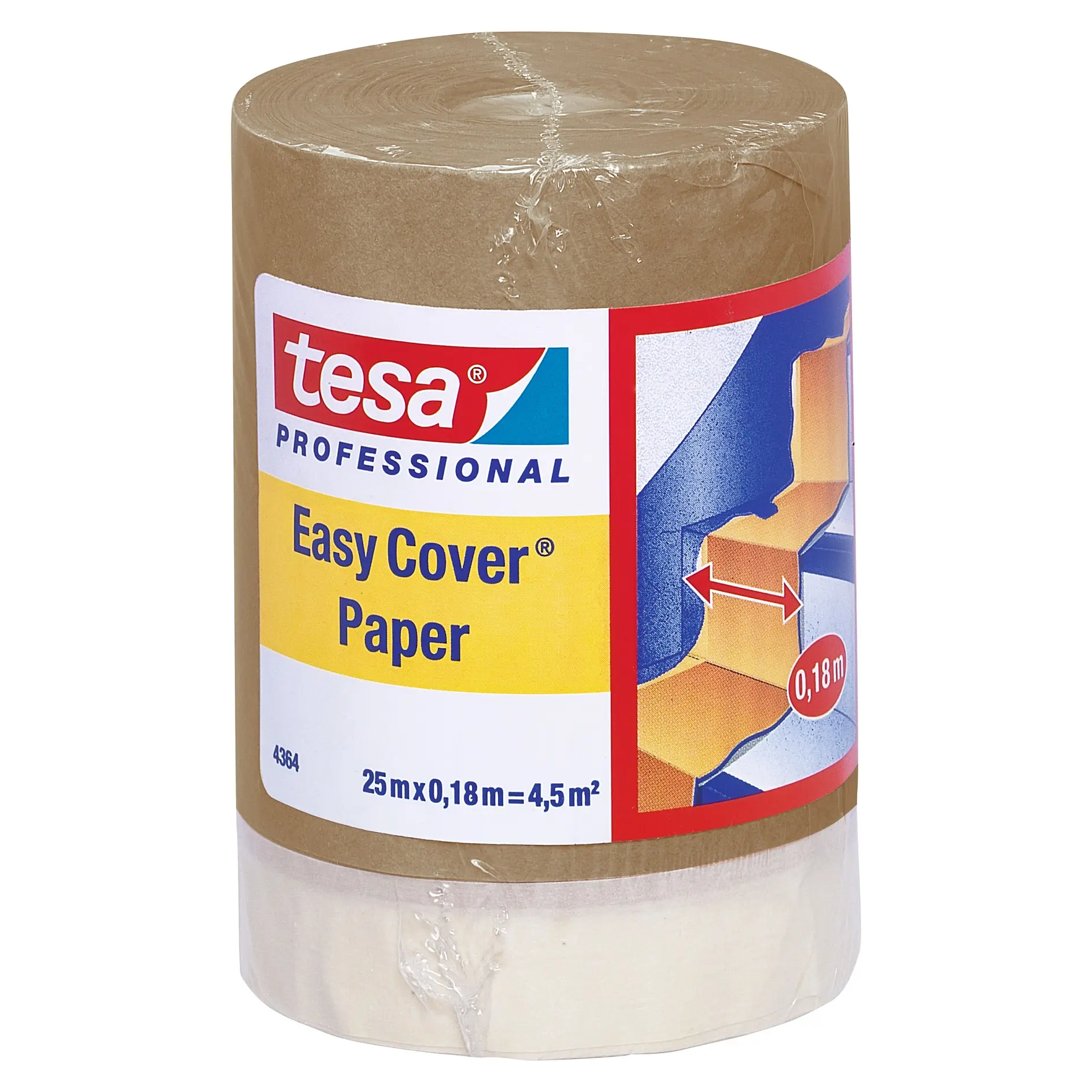 [en-en] tesa Professional Easy Cover Paper 25m:0,18m