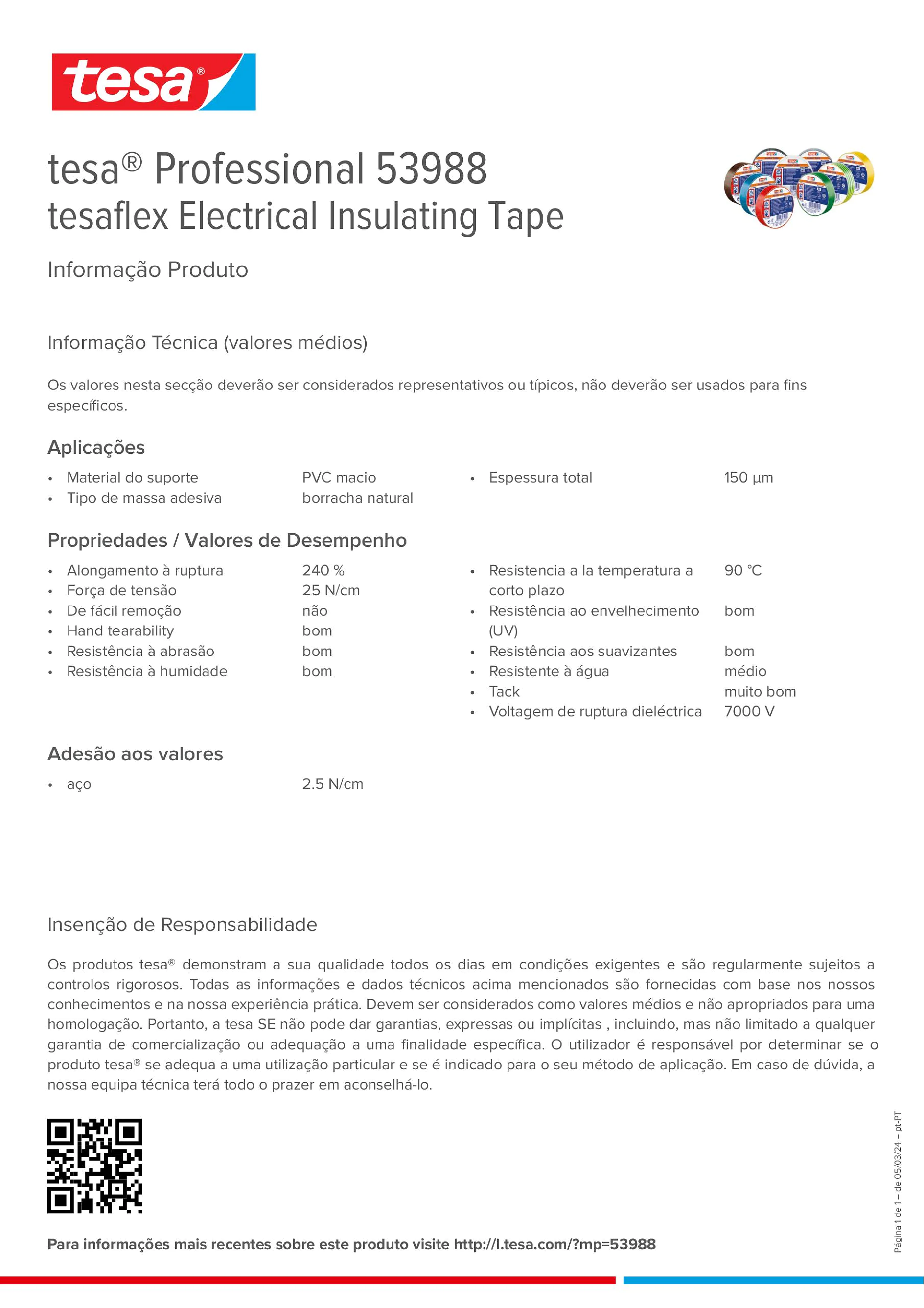 Product information_tesa® Professional 53988_pt-PT