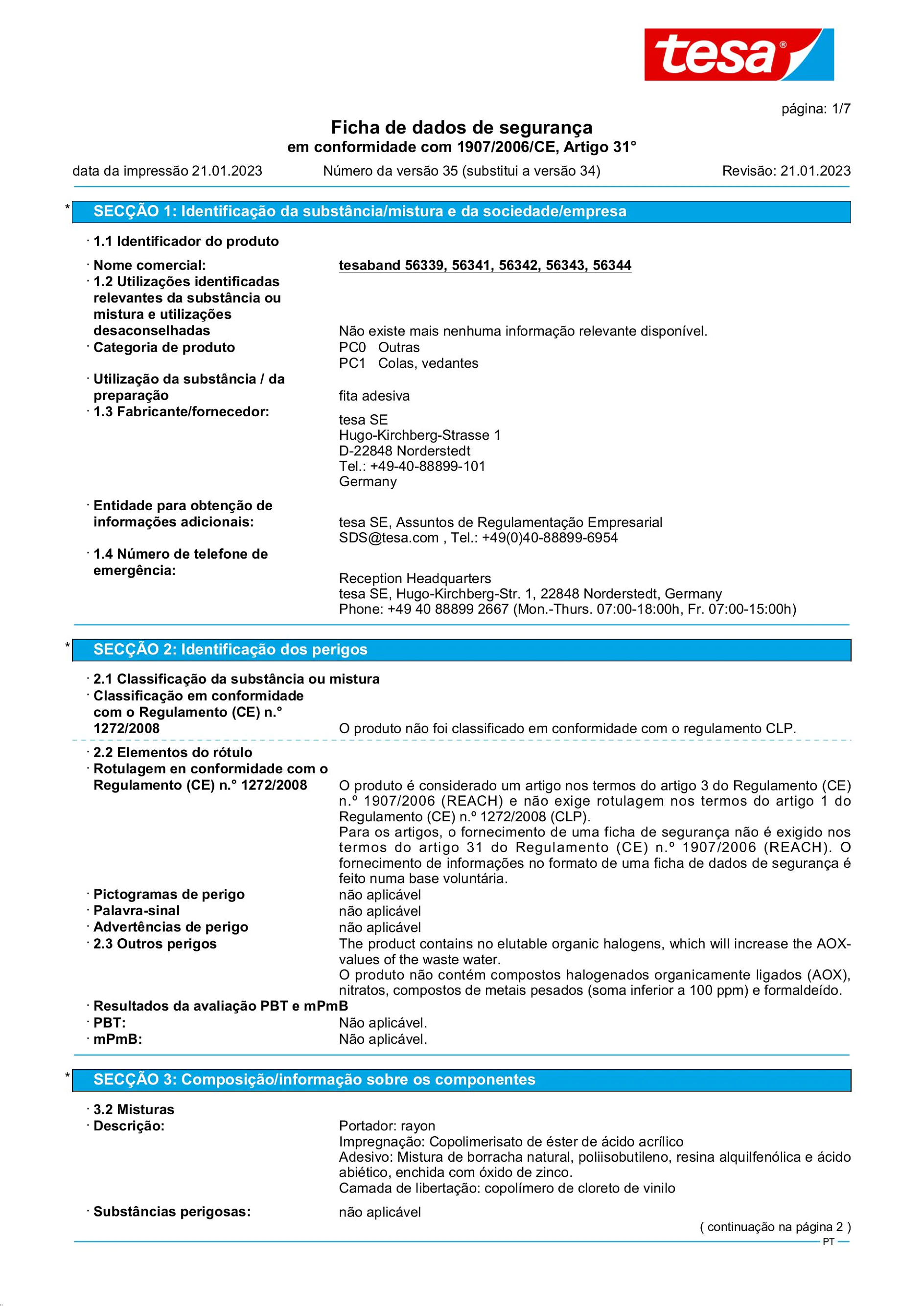 Safety data sheet_tesa® extra Power 56339_pt-PT_v35