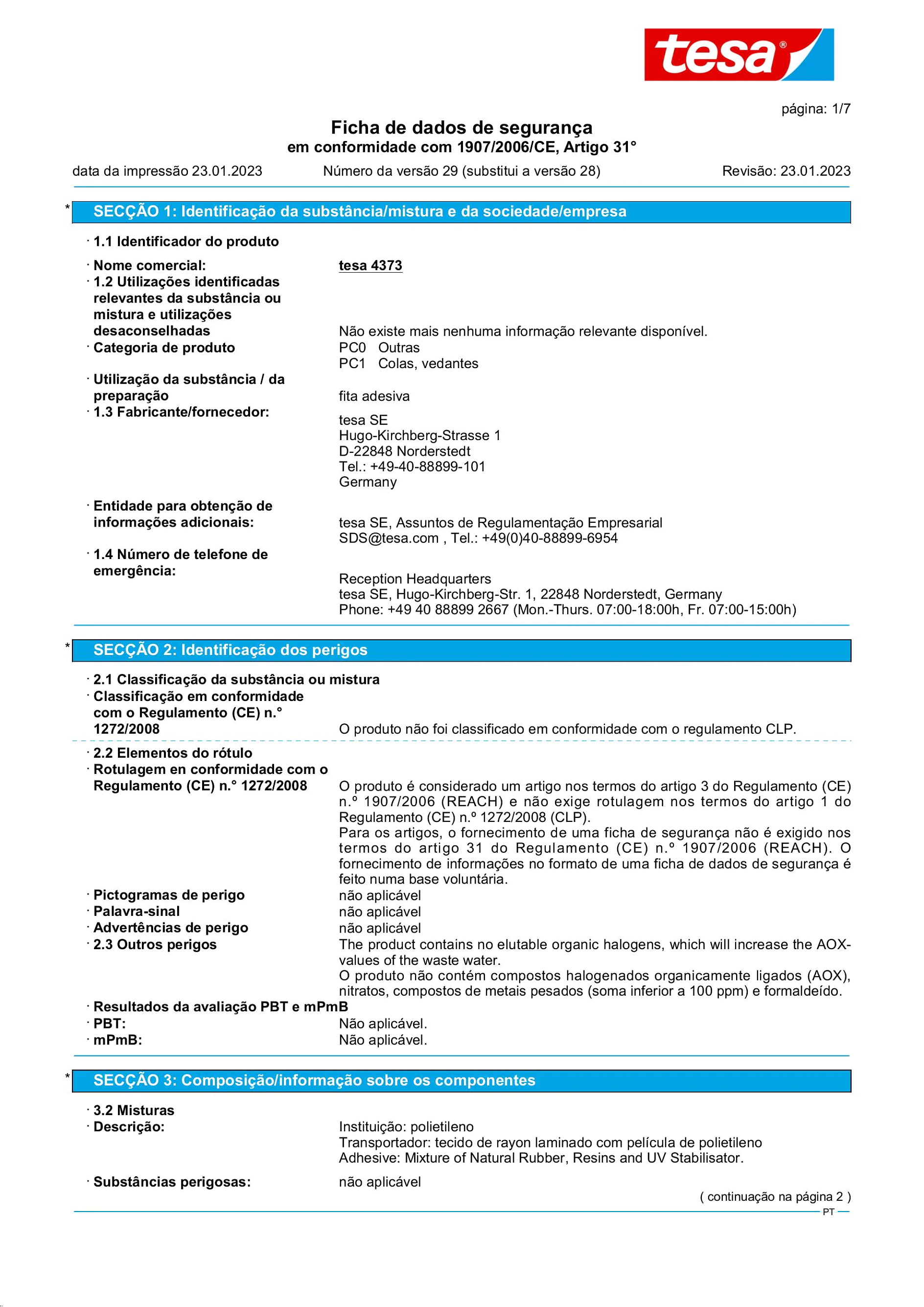 Safety data sheet_tesa® Professional 04373_pt-PT_v29