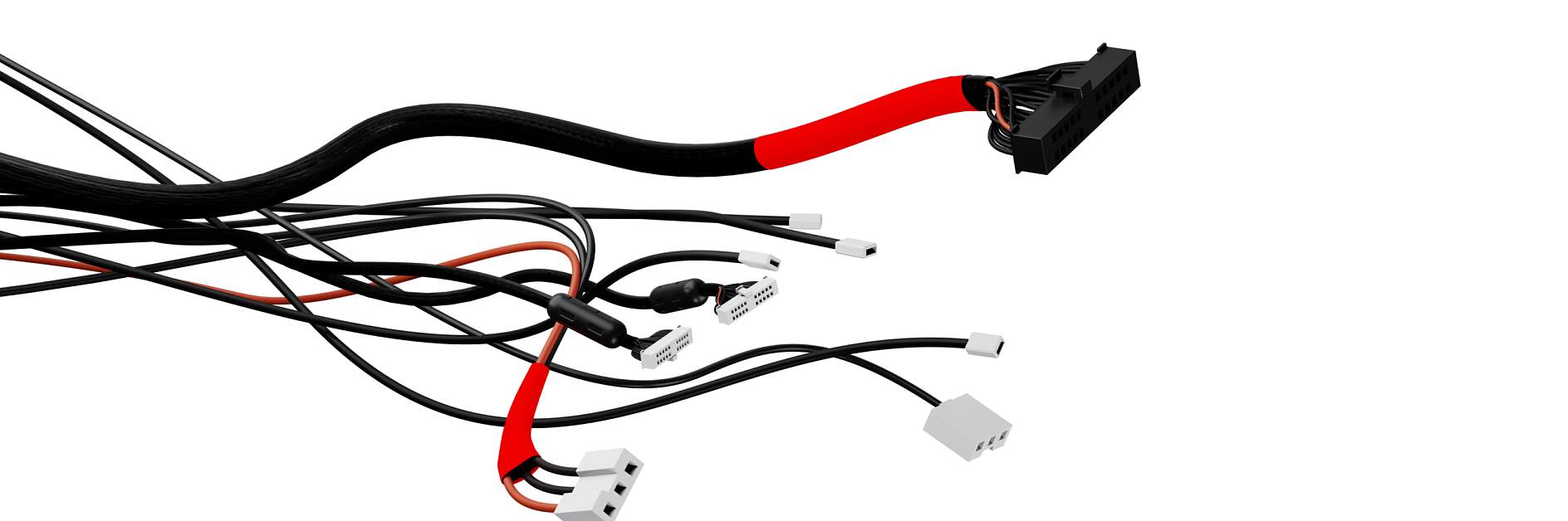 Mănunchiuri de cabluri – bandă electroizolantă