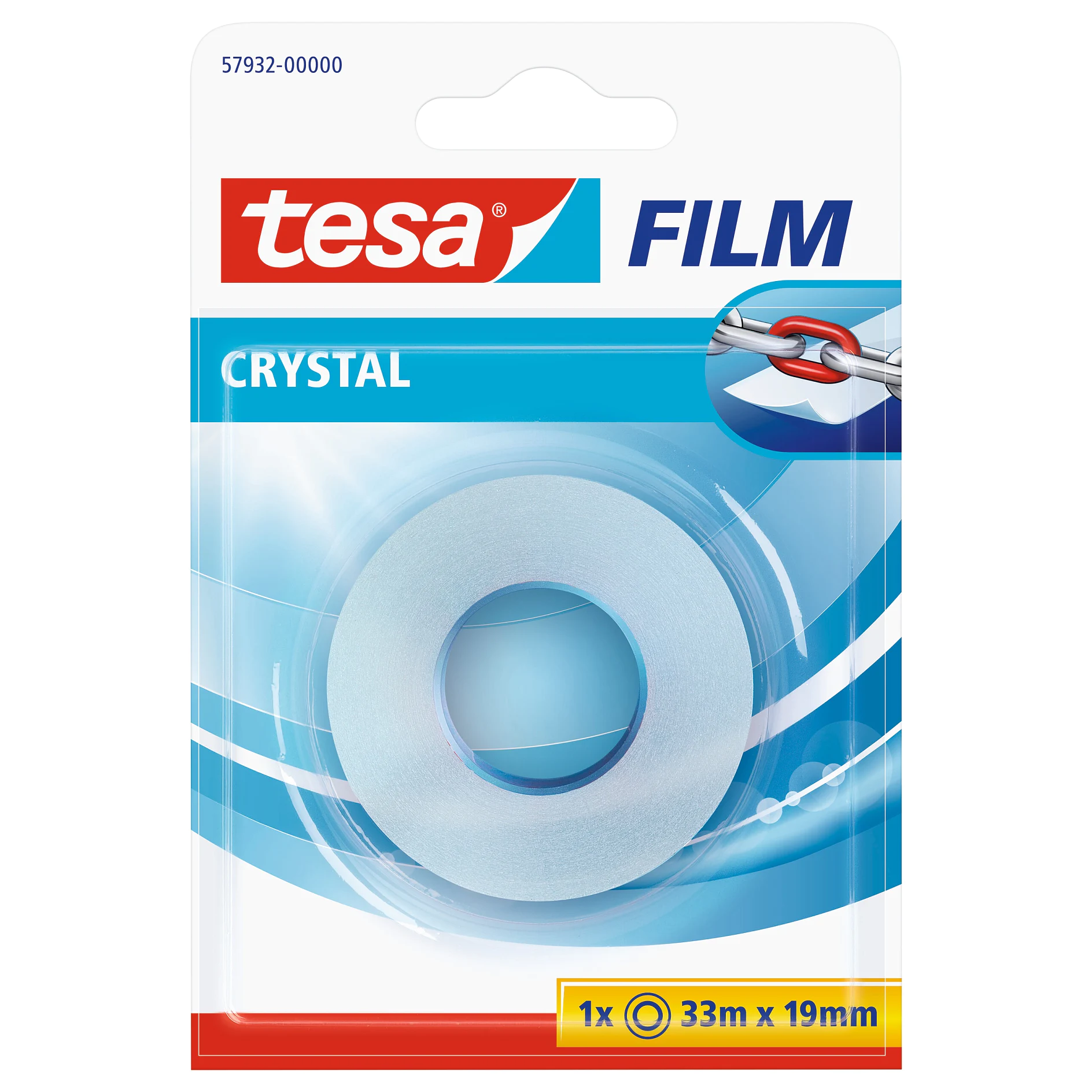 [en-en] 1 x tesafilm Crystal 33m x 19mm, Blister