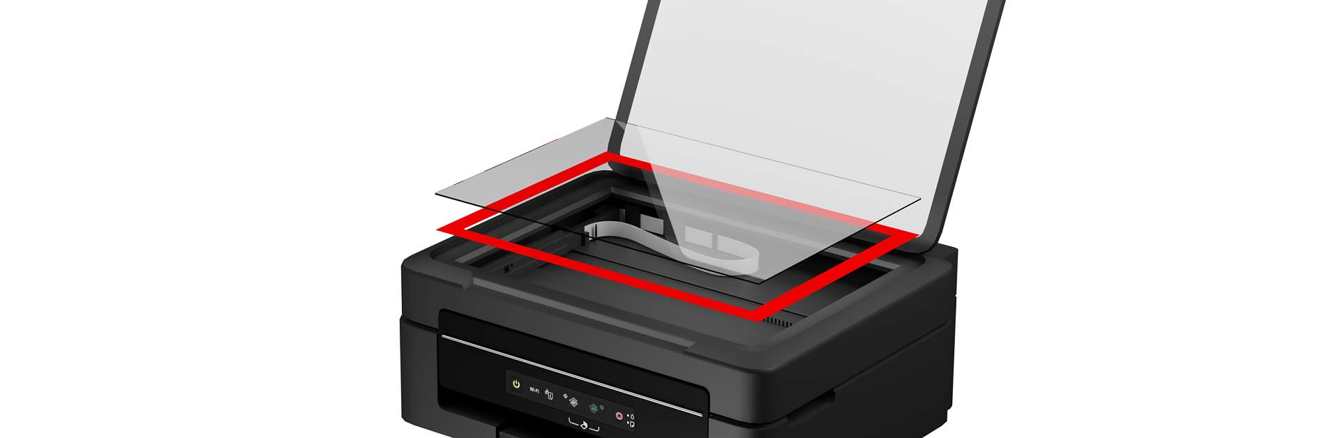 Montáž skla skenera