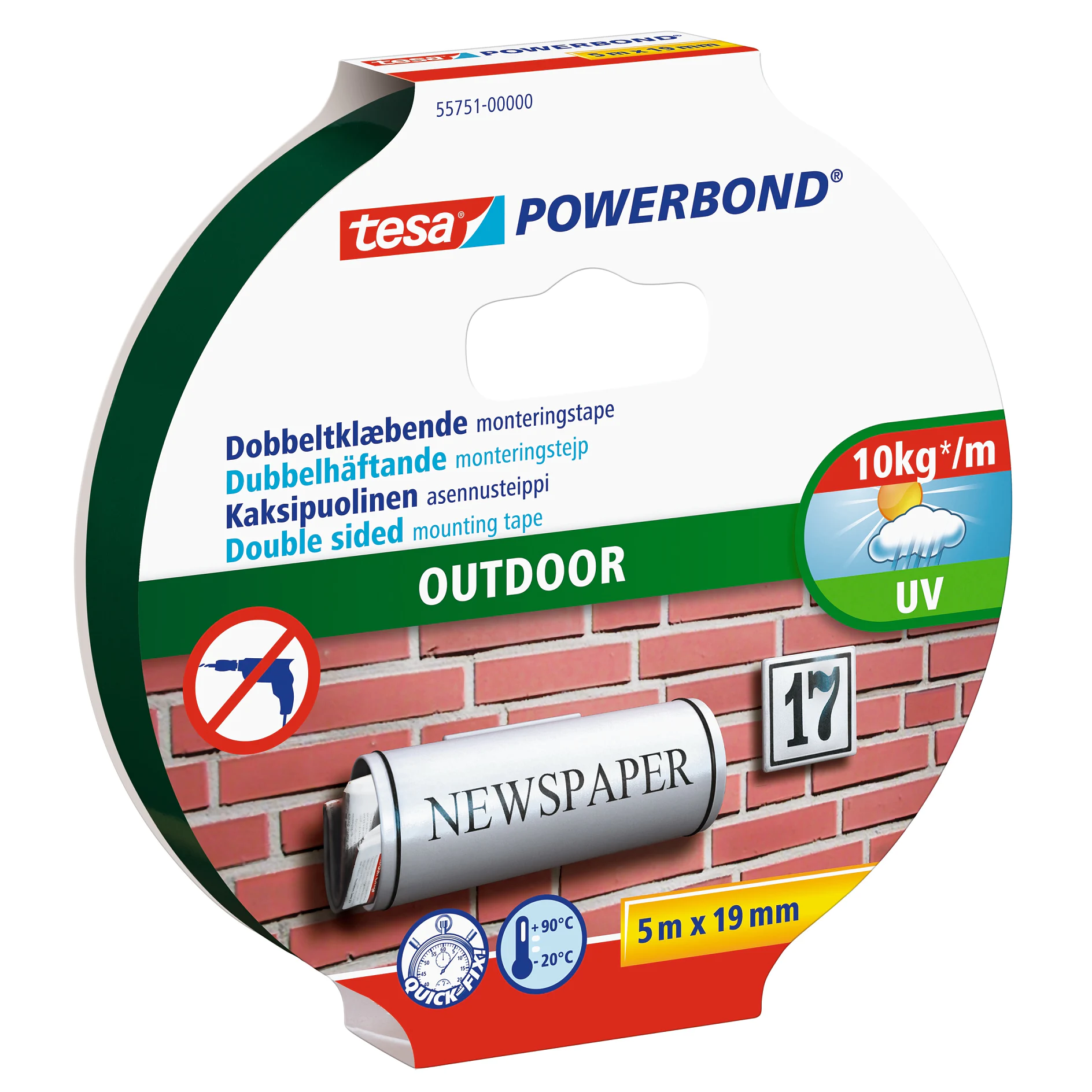 [en-en] 55751 - tesa Powerbond Outdoor 5m x 19mm