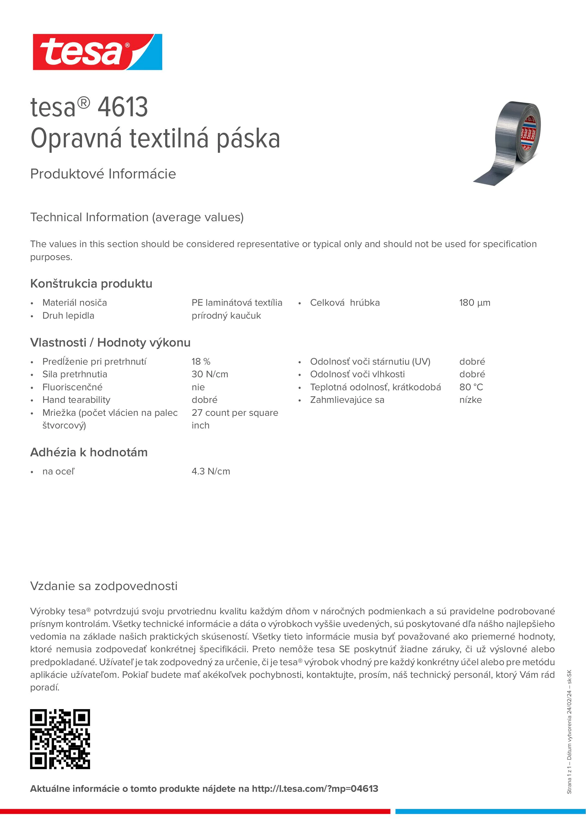 Product information_tesa® 04613_sk-SK