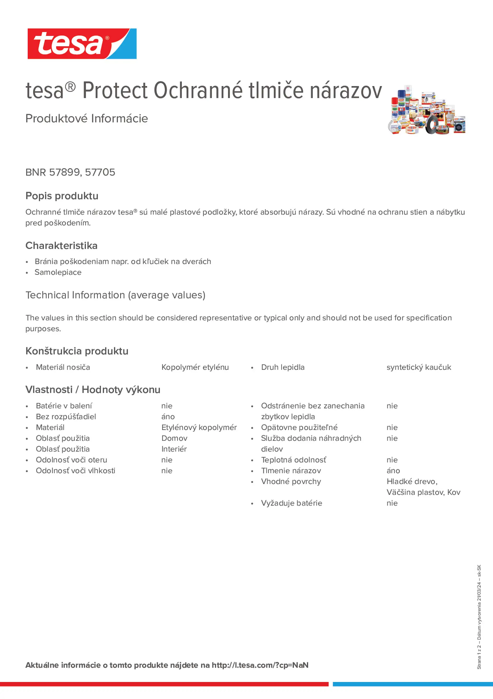 Product information_tesa® Protect 57705_sk-SK