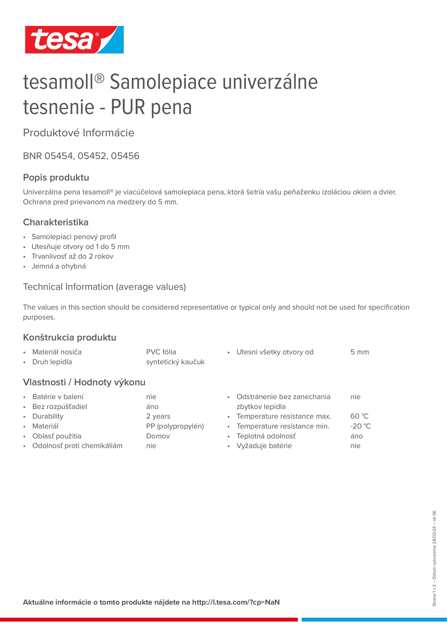 Product information_tesamoll® 55604_sk-SK