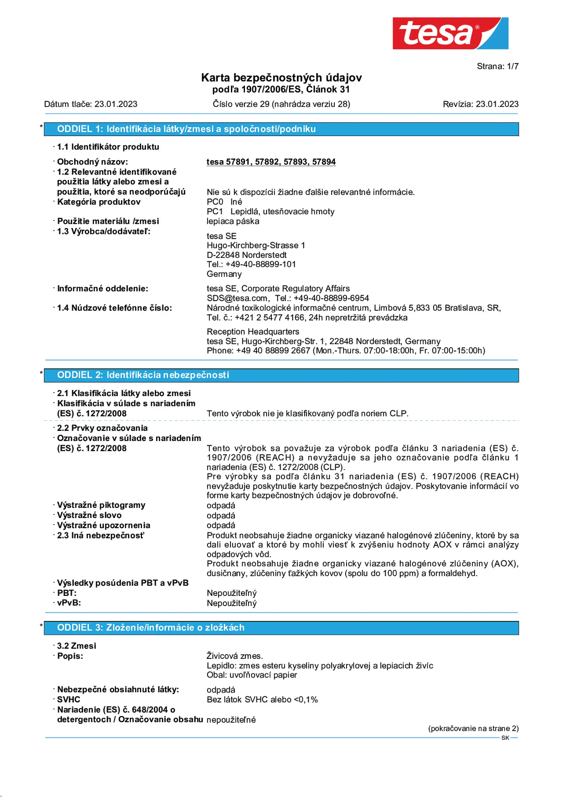 Safety data sheet_tesa® Protect 57728_sk-SK_v29