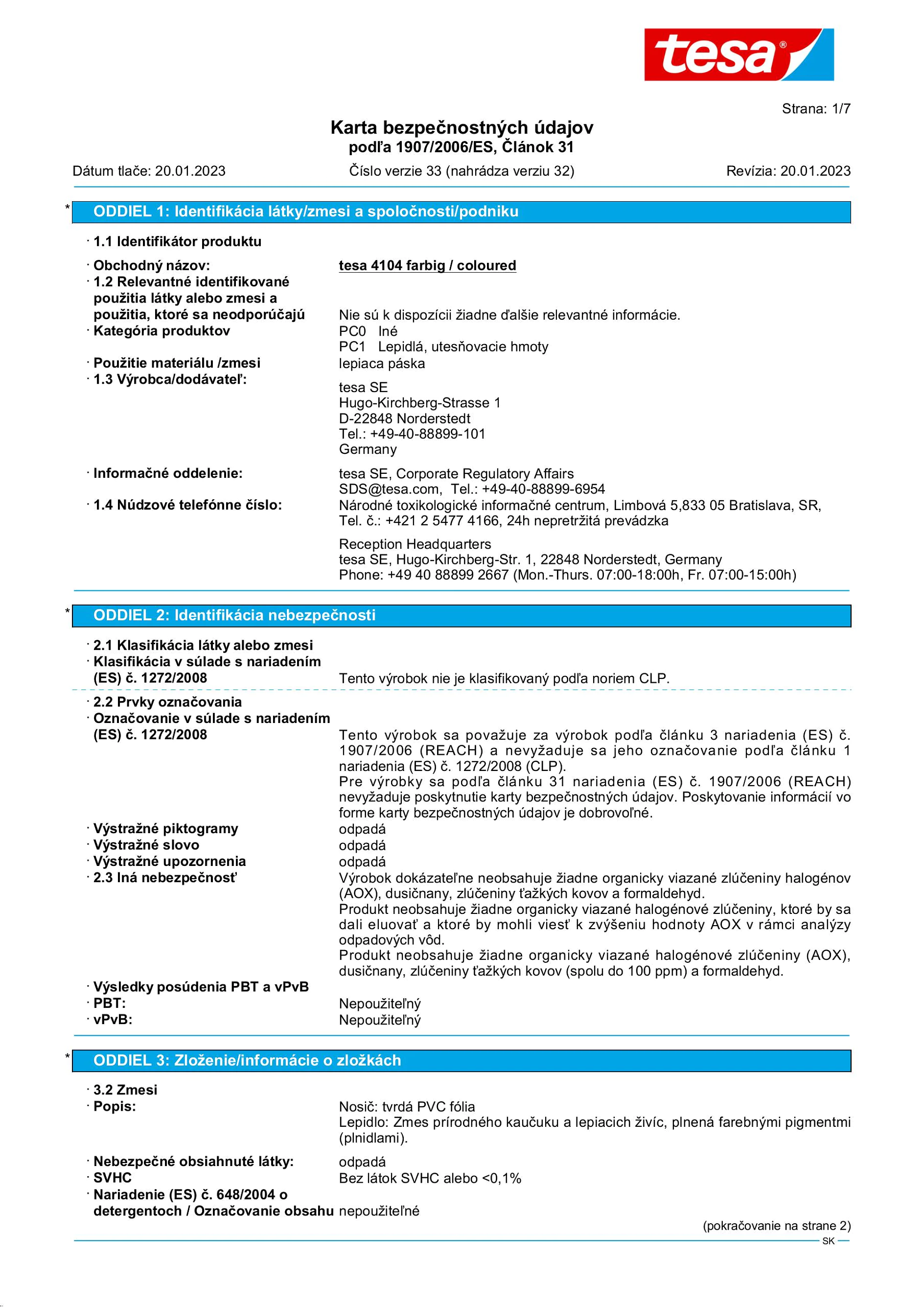 Safety data sheet_tesa® 04104_sk-SK_v33