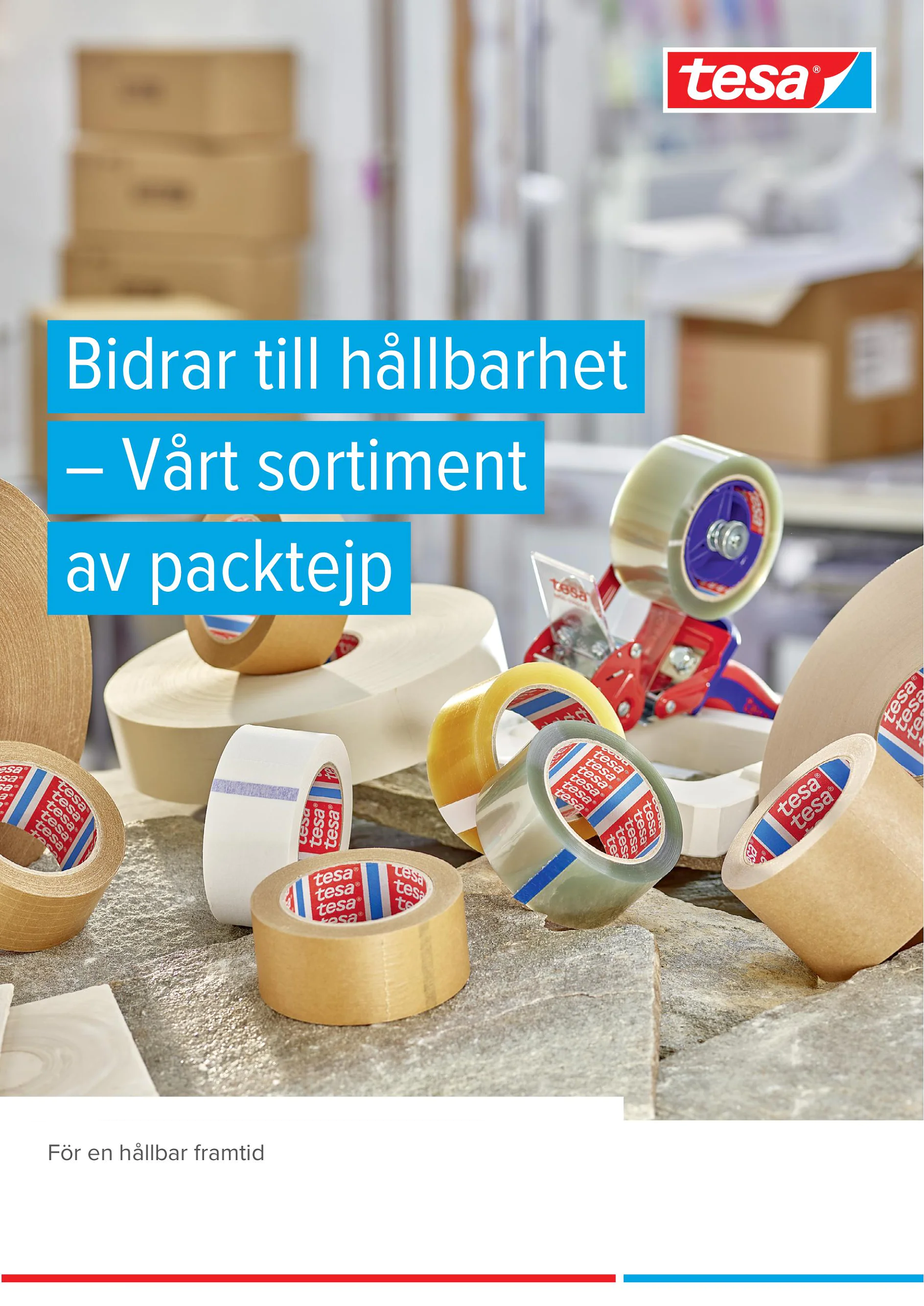 Vårt sortiment av packtejp