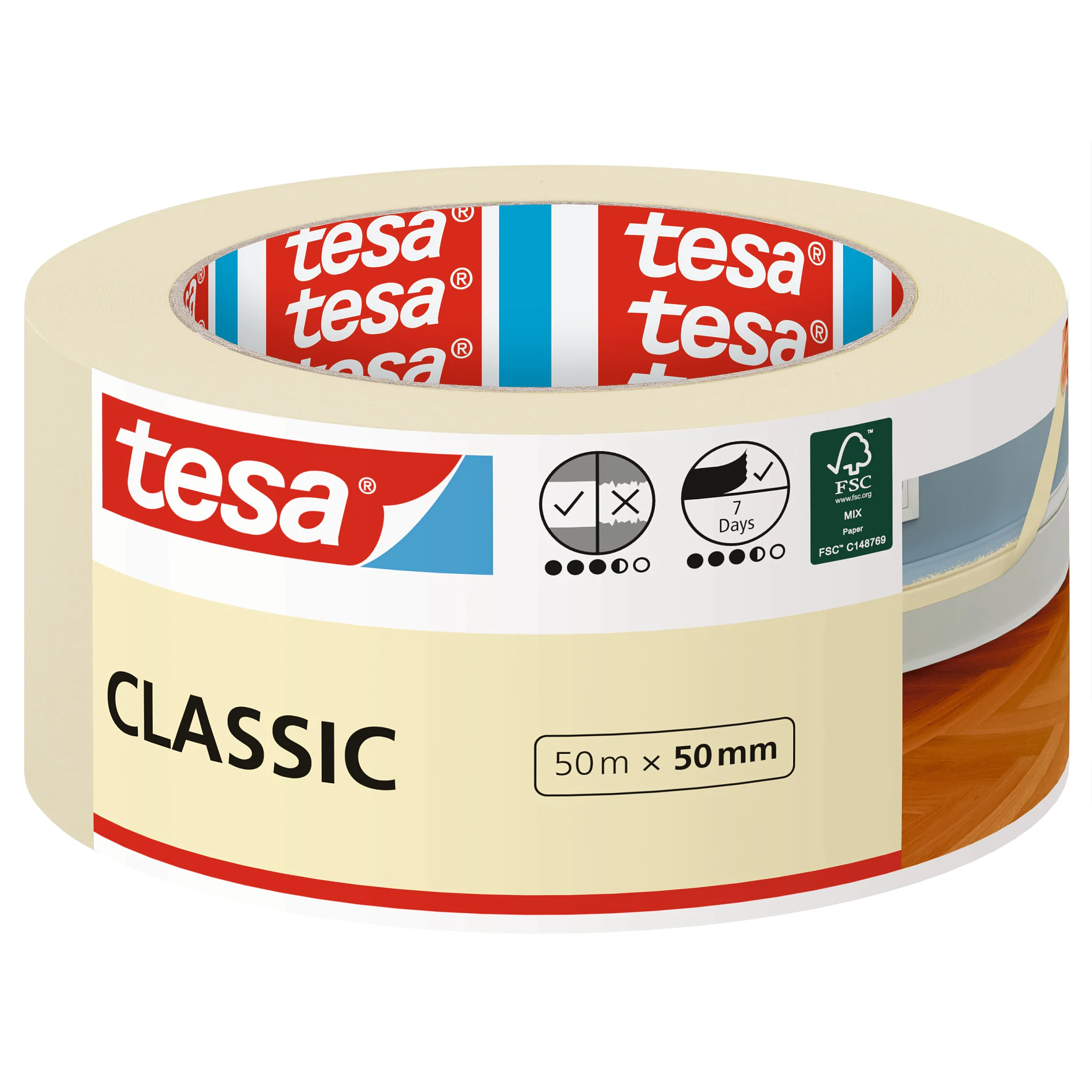 [en-en] tesa Masking Classic 50mx 50mm