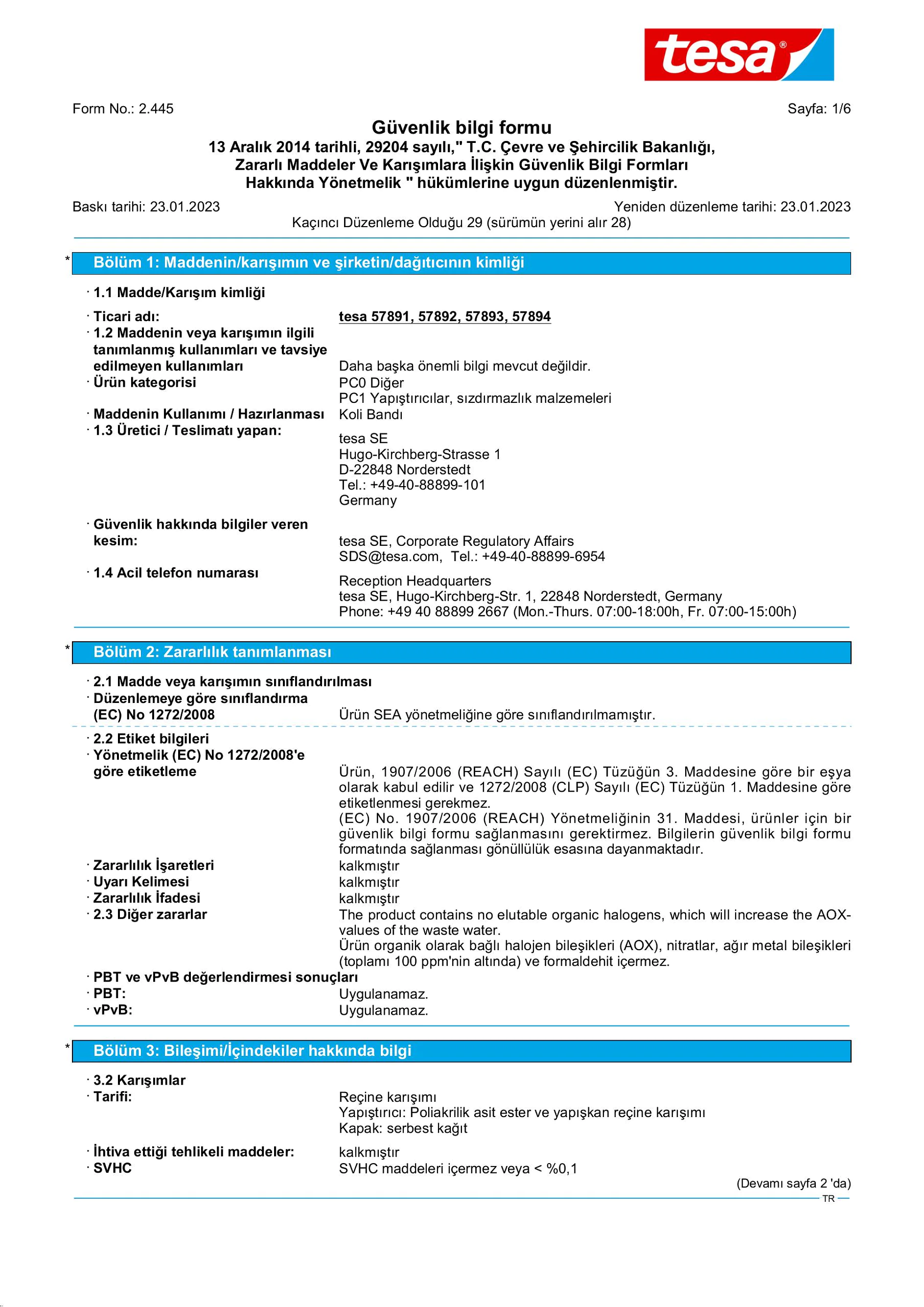 Safety data sheet_tesa® Protect 57728_tr-TR_v29