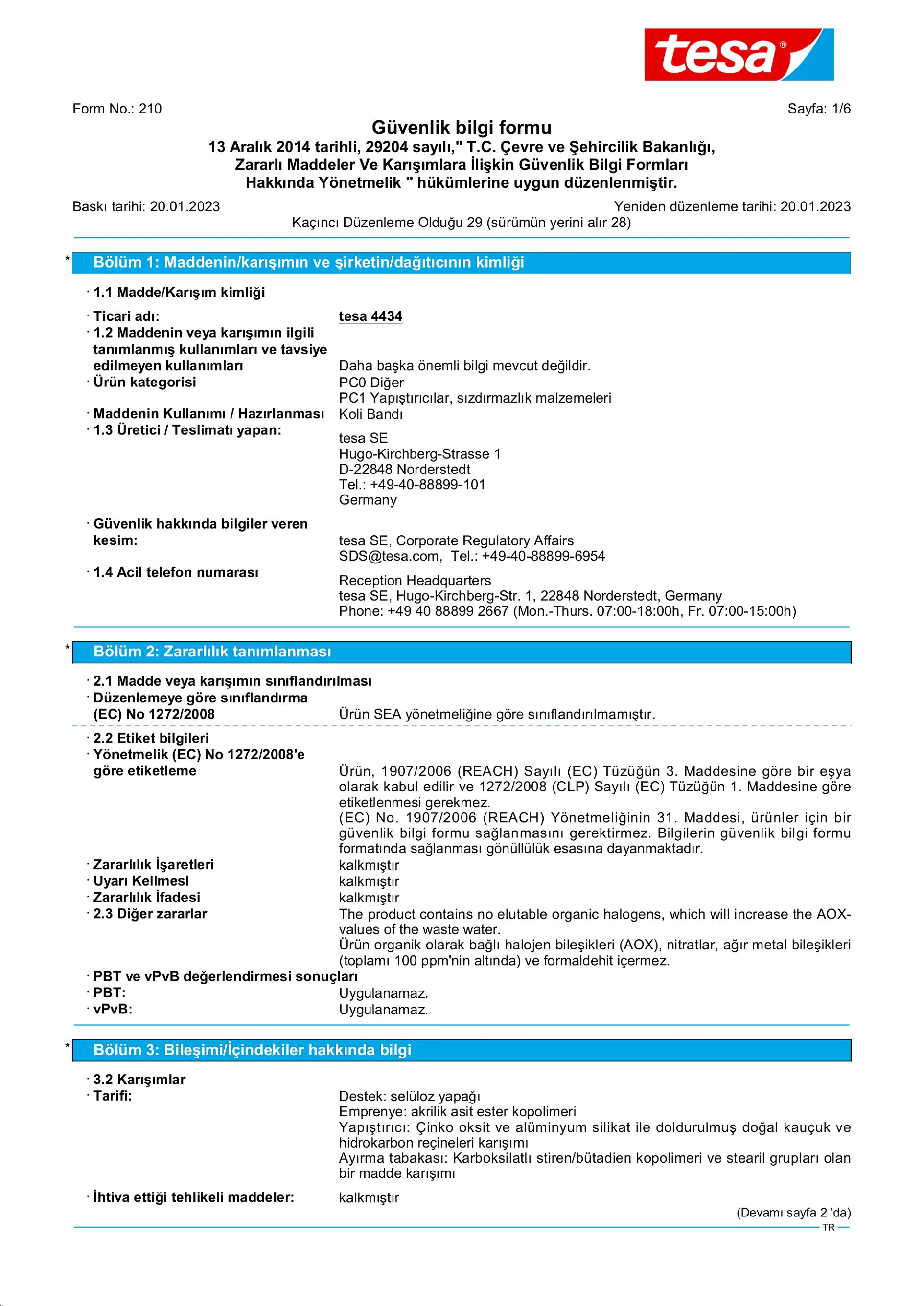 Safety data sheet_tesa® 04434_tr-TR_v29