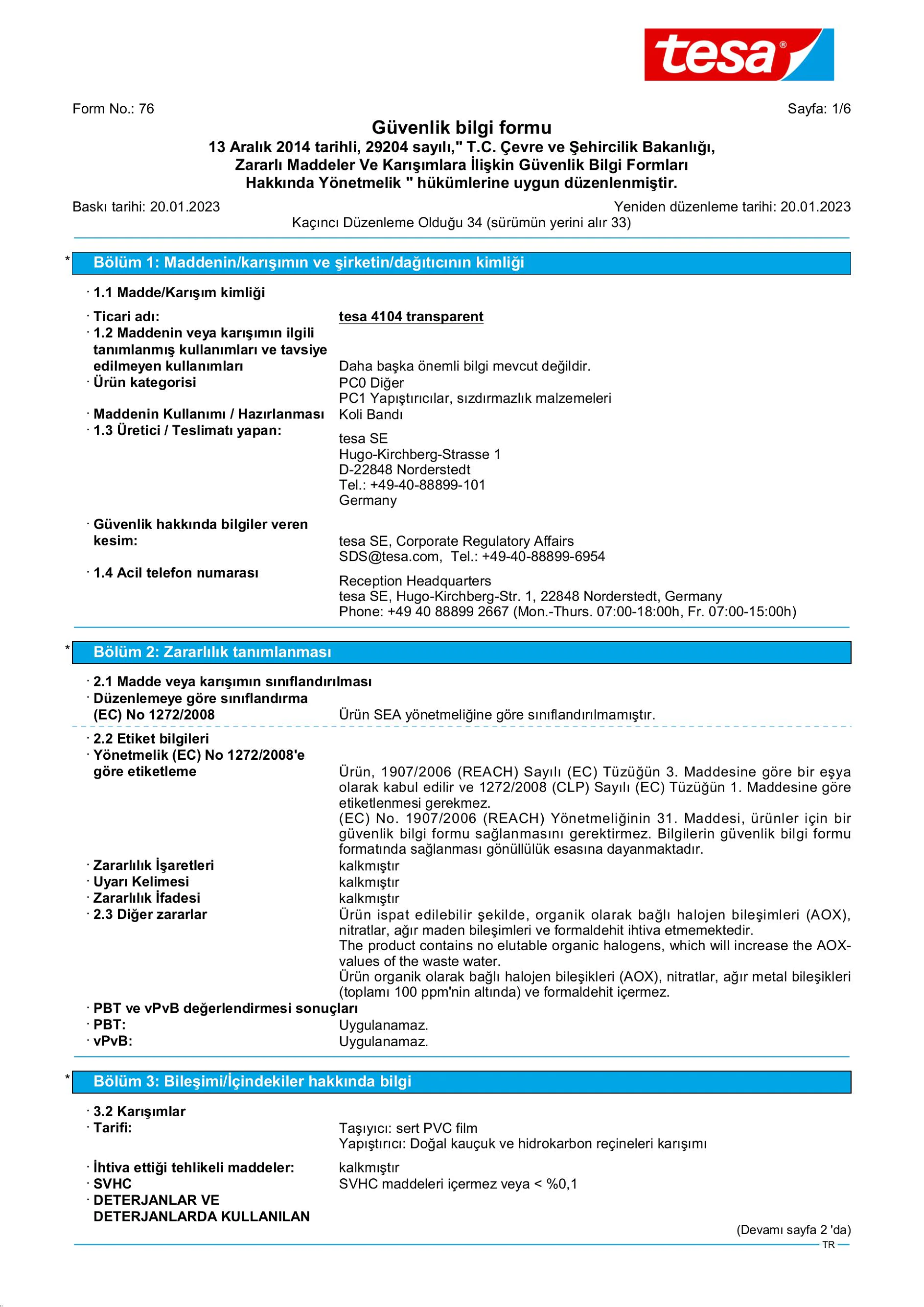 Safety data sheet_tesa® 04104_tr-TR_v34